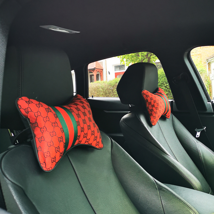 Designer Car Headrest Pillows